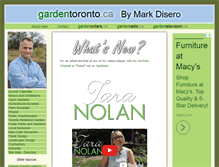 Tablet Screenshot of gardentoronto.ca